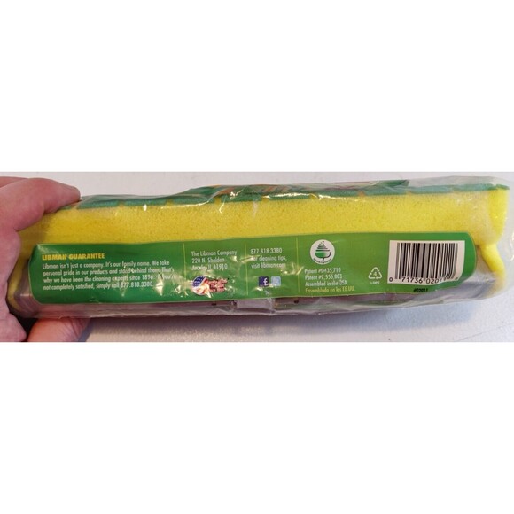 Libman NITTY GRITTY 10 Inch Tear Resistant Sponge Roller Mop Refill Brand New - Picture 6 of 7